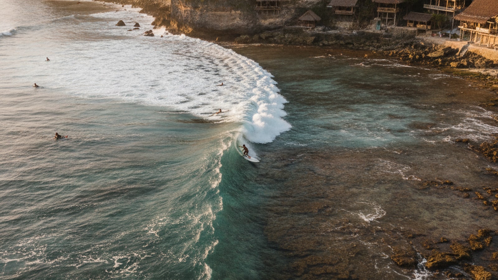 Surf lesson at Bingin, Bali