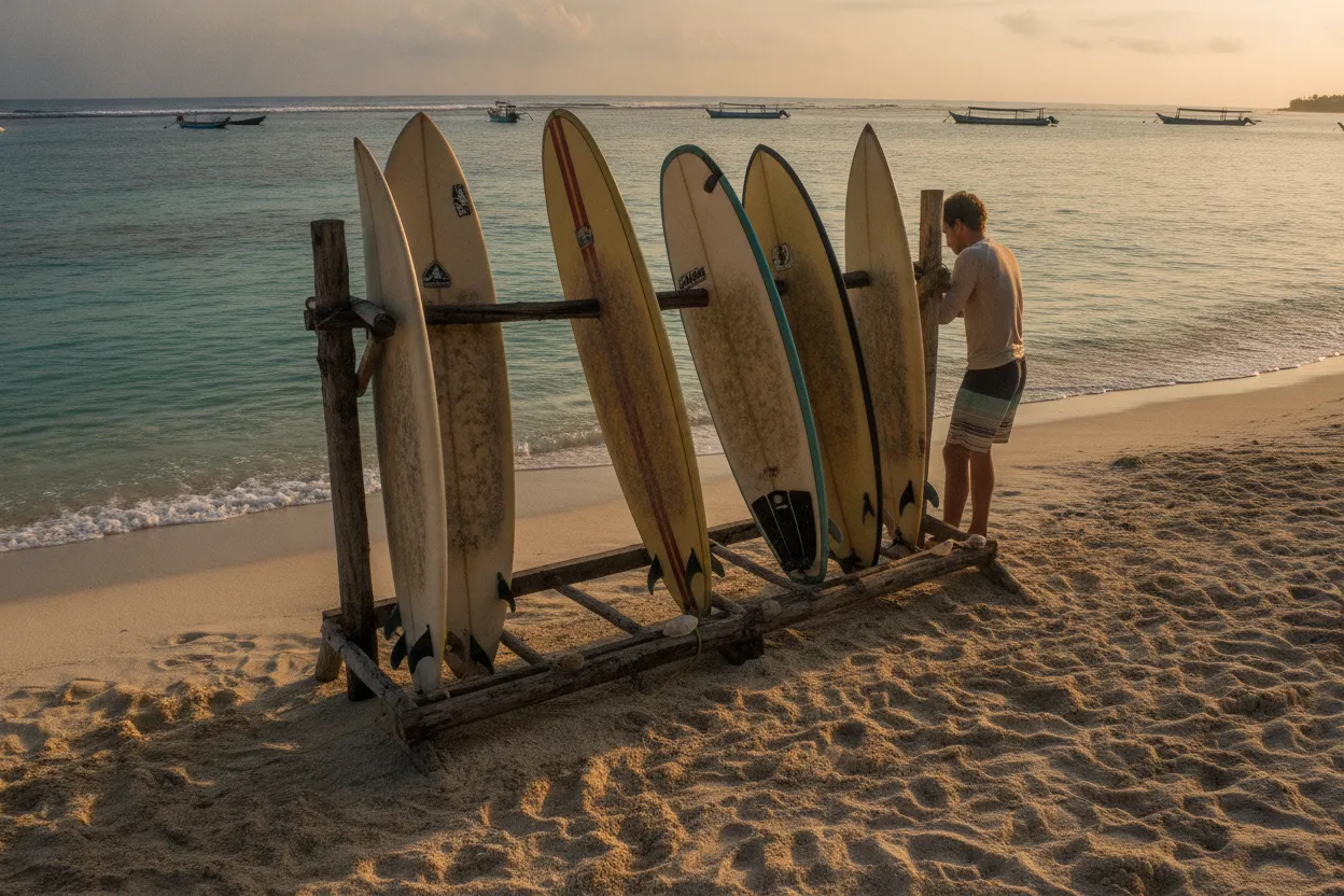 Surfboard Rental in Sanur, Bali