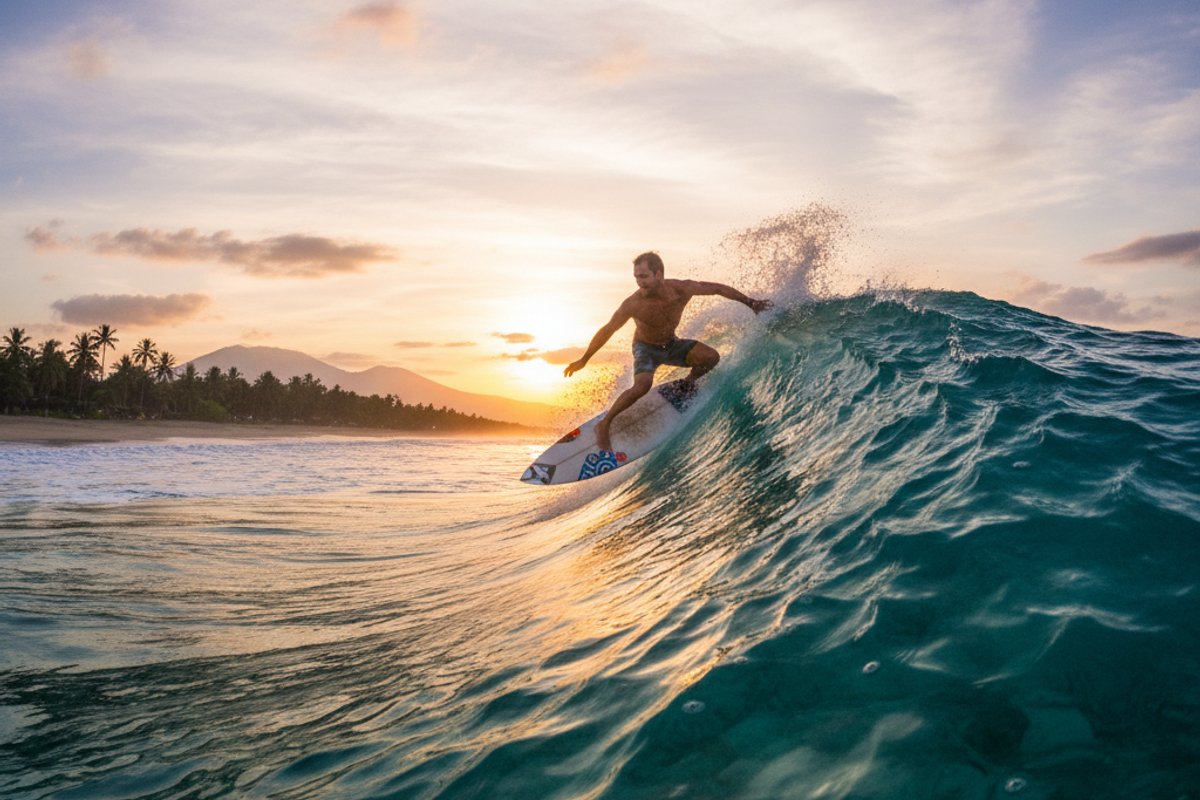 Surf & Stay Package - 5 lessons - Rp 650.000